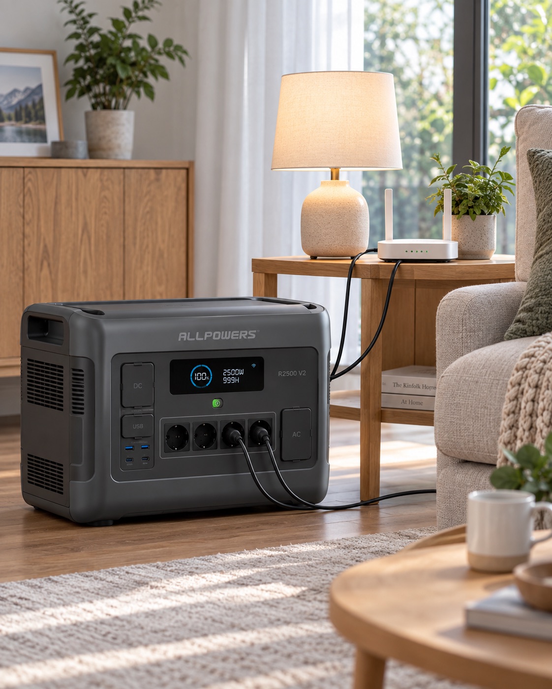 ALLPOWERS R2500 V2 — в жилой комнате