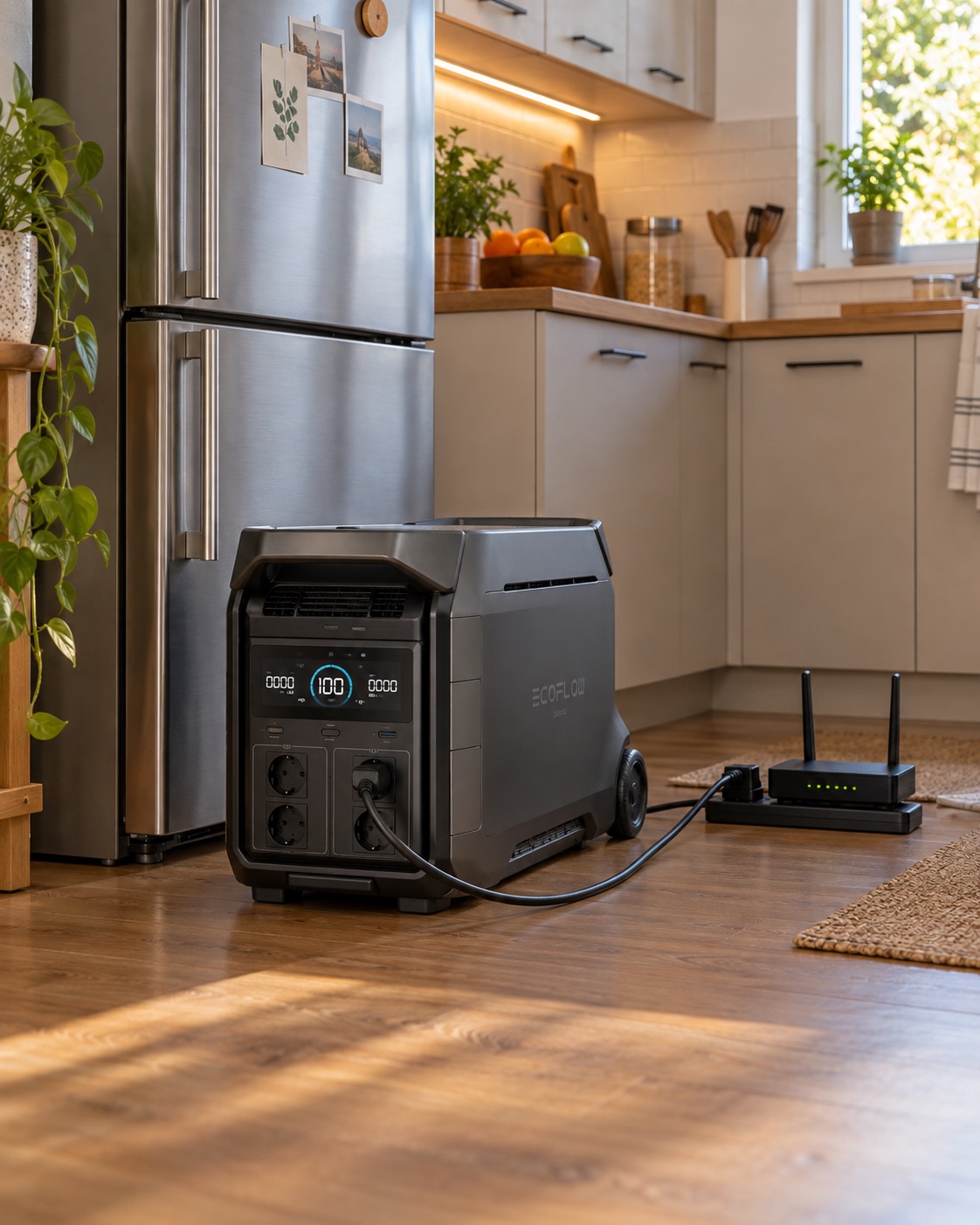 EcoFlow DELTA Pro 3 EU в домашнем интерьере